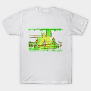 Cricket Bring it fielding attack Art j2 T-Shirt